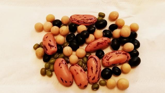 黄豆、黑豆、绿豆、红豆的区别