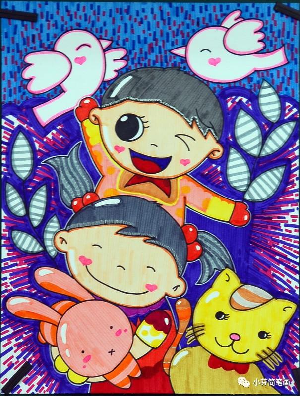 9一12岁画画大全,3~12岁儿童画