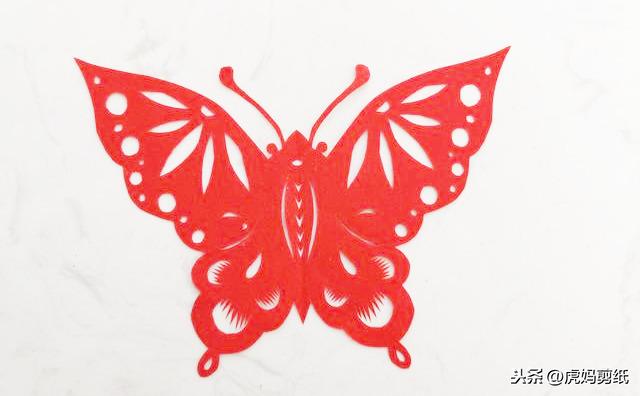 剪纸蝴蝶的半边画法剪纸蝴蝶的半边画法复杂