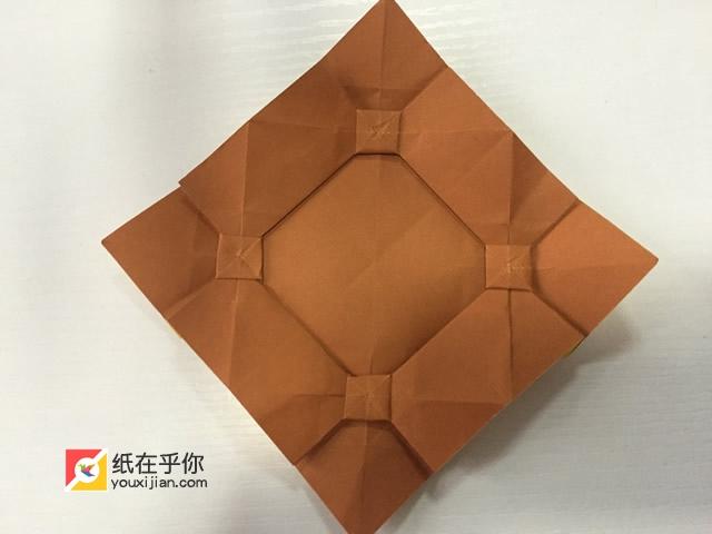 蝴蝶结礼物盒子的折法,礼盒蝴蝶结怎么弄