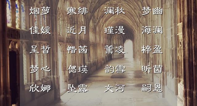 诗经中的女孩灵动名字（古诗词里最美的女孩名字推荐）