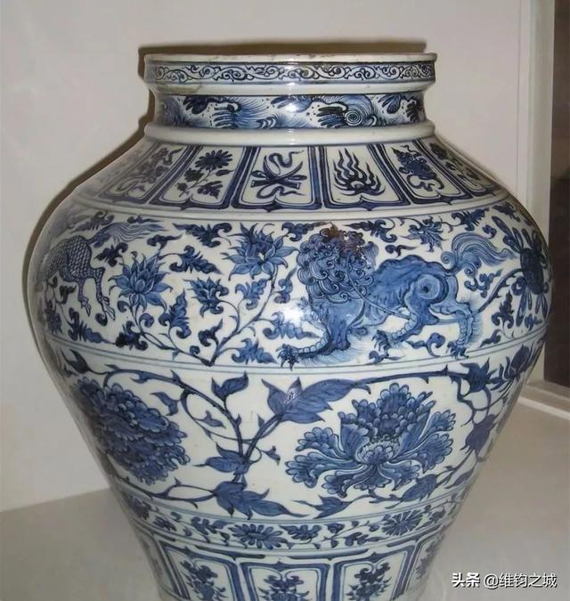 真品元青花瓷器底部特点，元青花瓷底足辨识