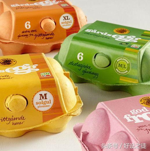 卡纸鸡蛋防摔包装设计,日本纸盒包装创意设计展开图
