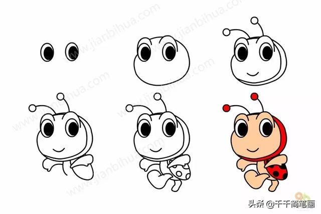 三岁儿童最简单的画 1一3岁简笔画图片大全