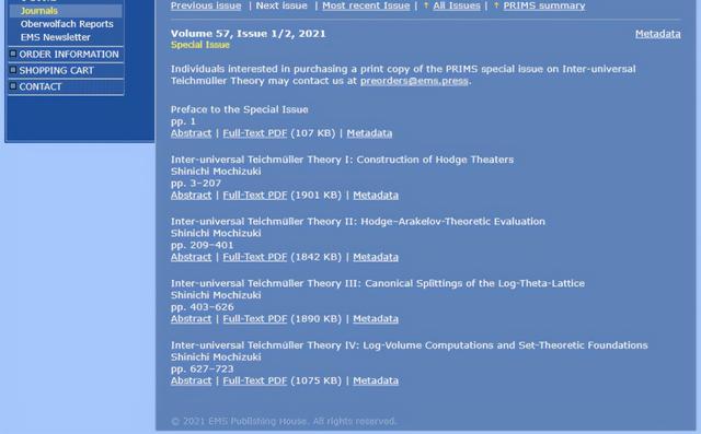 More Than 600 Pages And 8 Years Of Waiting Mochizuki Shinichi Proved That The Abc Conjecture Paper Was Finally Officially Published Daydaynews