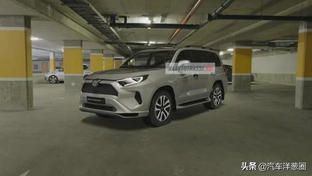 放大版RAV4？丰田最新普拉多曝光，全新外观设计硬派十足？