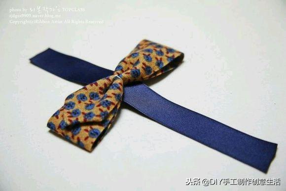 一根丝带蝴蝶结系法,怎么用丝带做蝴蝶结