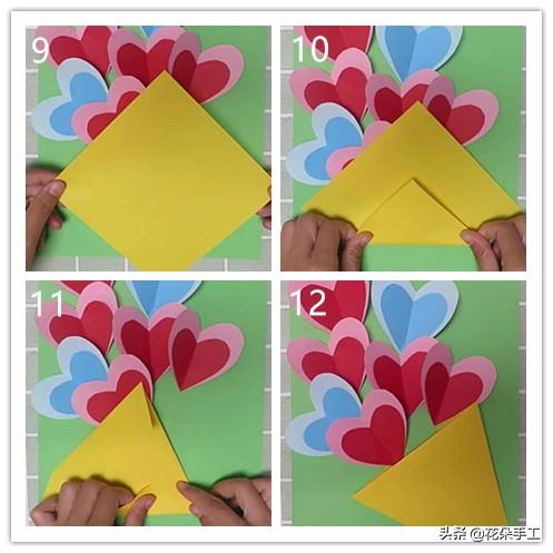给老师的爱心卡怎么做简单,妈妈辛苦了简单的画加上爱心