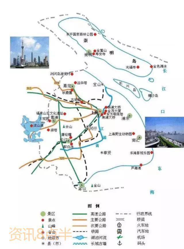 中国交通地图高清版 （全国34省交通旅游地图）