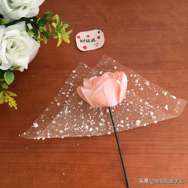 一束花怎么包装,包装纸怎么包花
