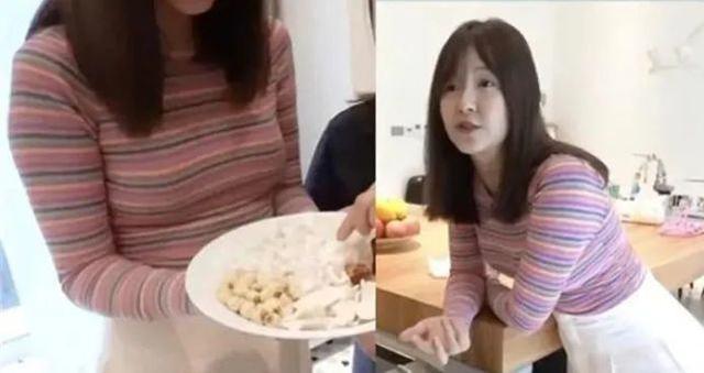 張子萱二胎後身材發福，穿條紋針織衫長肉如大媽，身材漸漸像老公 娛樂八卦吃瓜 第3张