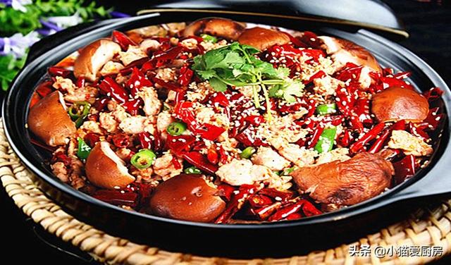 家常做法的双椒兔肉，双椒辣子兔丁这么做最好吃