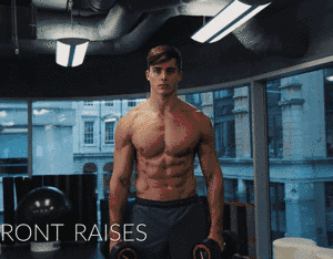 徒手如何练肩三角肌，五个动作高效练肩