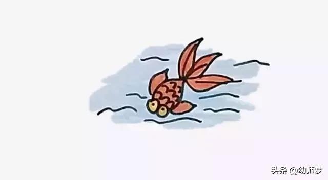 儿童简单画漂亮的房子 儿童简单画小鱼