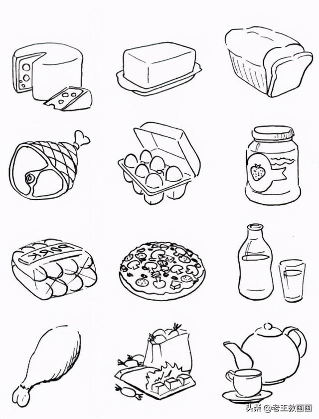 儿童简单学画画,小学生画画图片