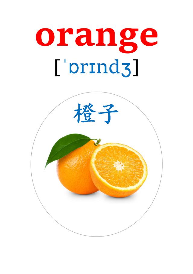 蔬菜英语单词 水果英语单词