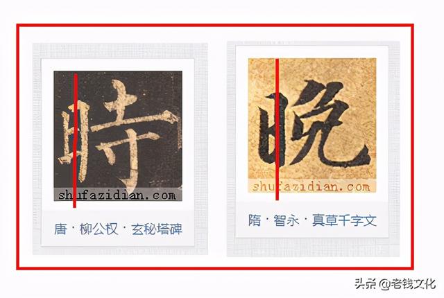 书法︱“冃”部同“日，九成宫，偏旁部首：51.
