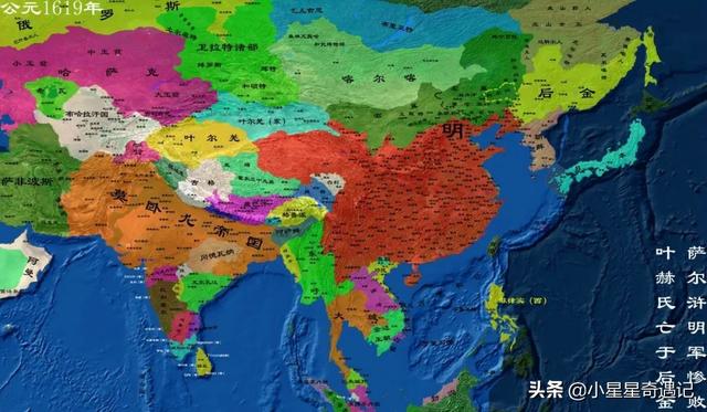 明朝版图全图超清版大图，全方位展示明朝疆土变化地图