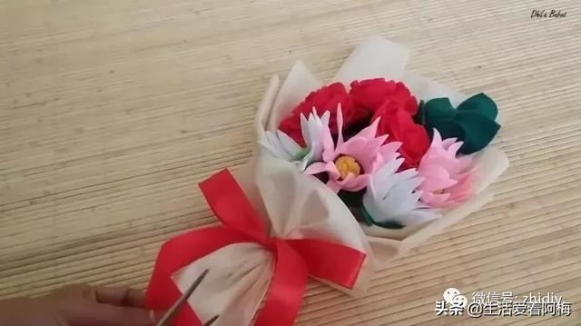 花束包装方法教程,花束怎么包装
