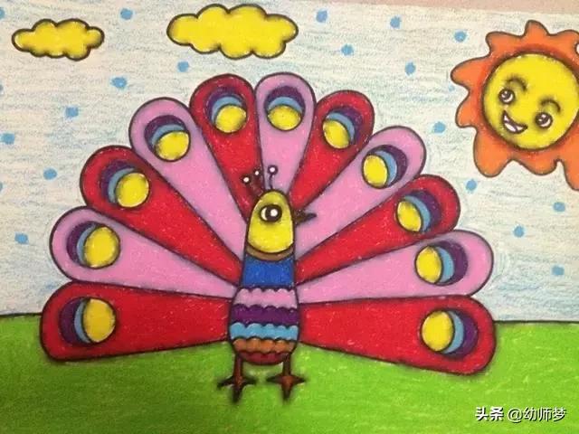 1一3岁宝宝学画画,大一班的小朋友学画画