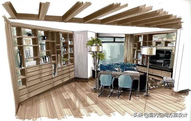 马克笔的六种手绘技法，马克笔用笔技法和上色秘笈