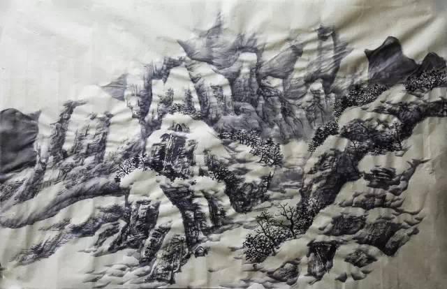 100幅山水雪景的画法，写意国画雪景的画法