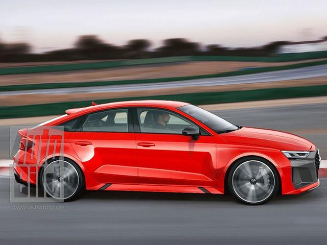 奥迪TT四门版渲染图，有情怀看到车尾都懂了，想买的再等等