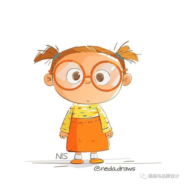 富有创意的儿童插画，插画超级软萌可爱的儿童插画