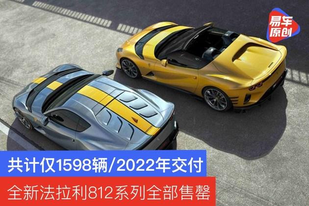 全新法拉利812 Competizione系列售罄 共1598辆/2022年交付