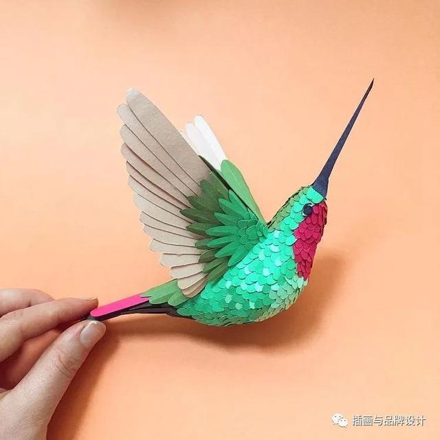 纸雕作品半立体简单，手作超乎想象的纸雕艺术