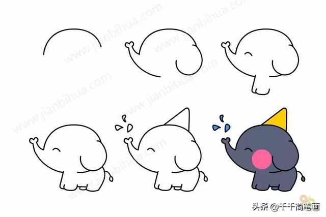 三岁儿童最简单的画 1一3岁简笔画图片大全