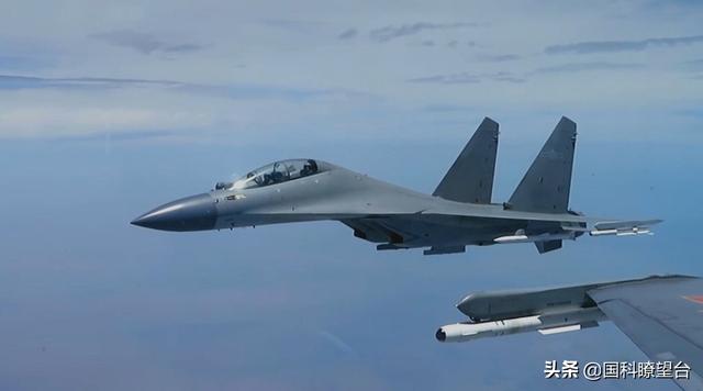 6架歼16飞抵台湾省西南空域：从折返点就可以看出，这是模拟空袭