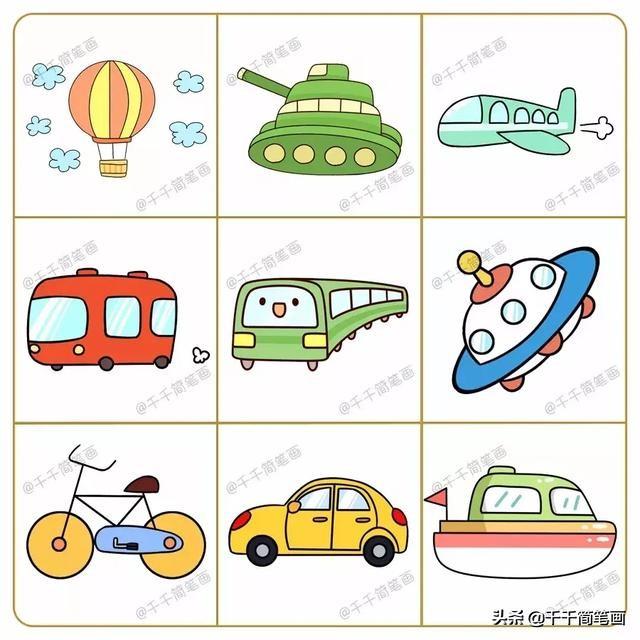 幼儿画画图片大全,简笔画图片大全动物 可爱 小动物
