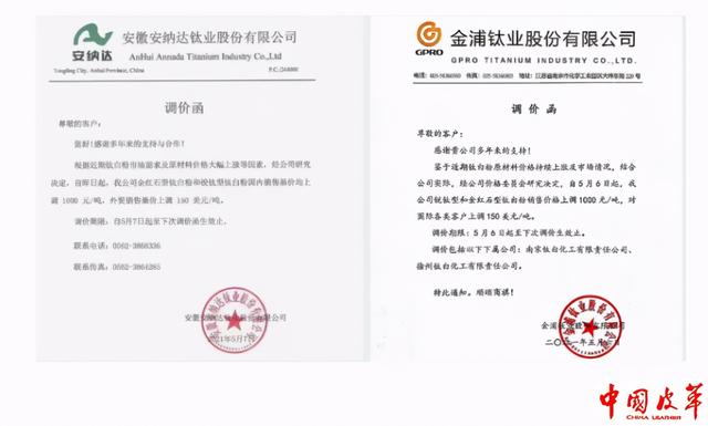 疯涨涂料树脂钛白粉几百家企业集体涨价