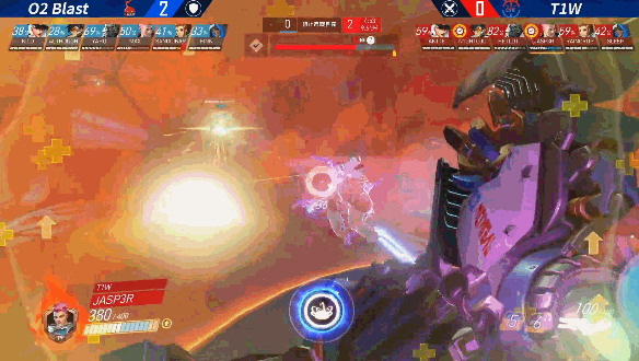 守望先锋2021NeXT春季赛，O2 Blaset两局全胜获得B组小组第一