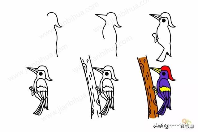 三岁儿童最简单的画 1一3岁简笔画图片大全