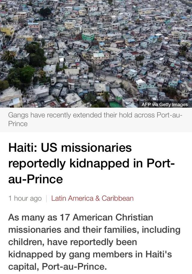 读BBC学英语：美国传教士在海地被绑架