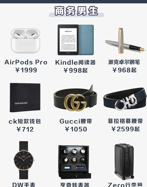 七夕礼物送什么给男友？恋爱女生必看！不需因礼物而纠结啦 圣诞节送女朋友