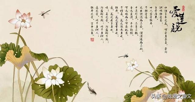 爱莲说作者是谁（北宋·周敦颐《爱莲说》赏析）