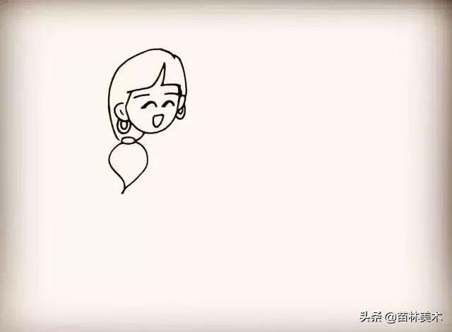 简笔画入门10张，一组零基础学员荷花简笔画作品