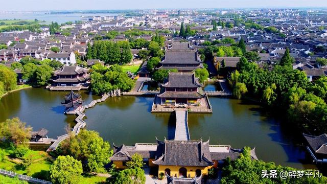 周庄古镇5a级景点，水乡周庄古镇江苏昆山5A景区