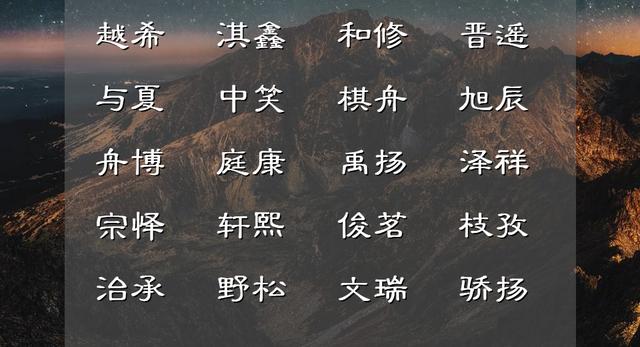 取名字大全免费查询(取名字大全免费查询一下)插图