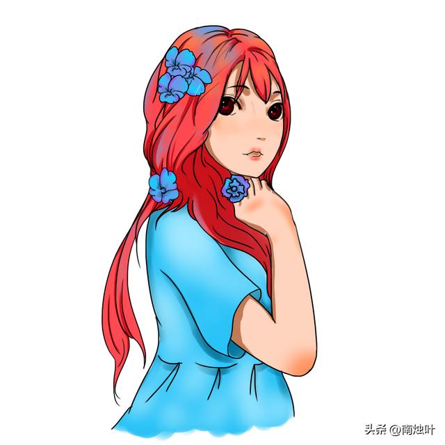 栗棕色染发效果图，女生染发发色推荐奶茶栗棕