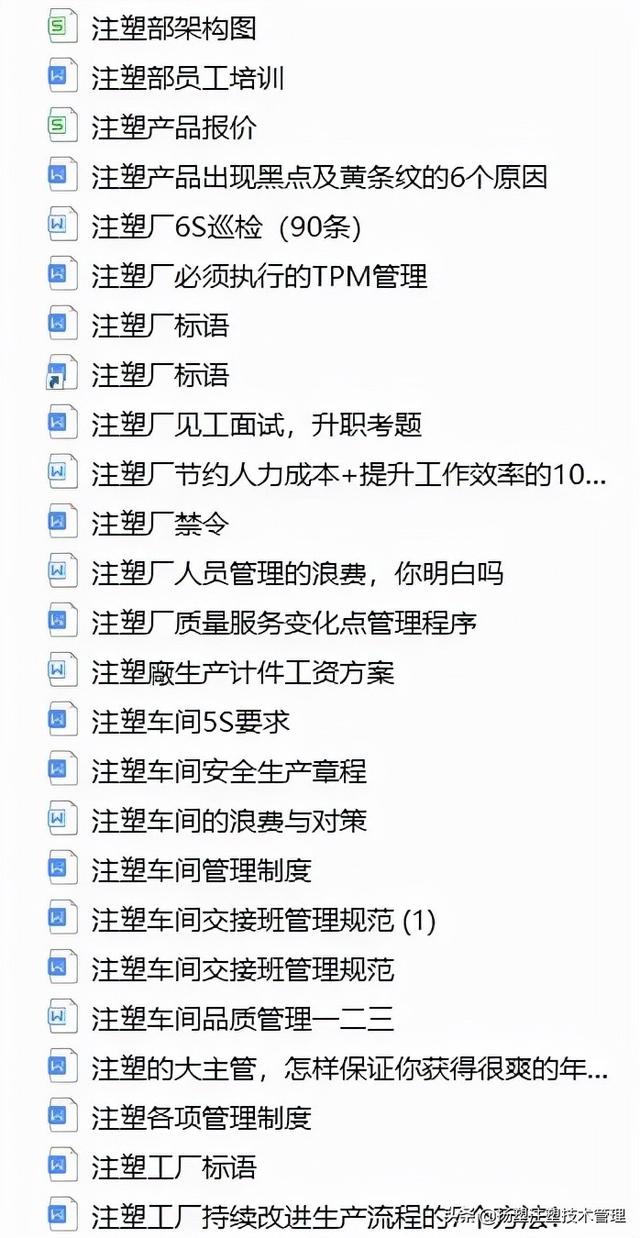 注塑车间现场管理，注塑车间现场管理知识