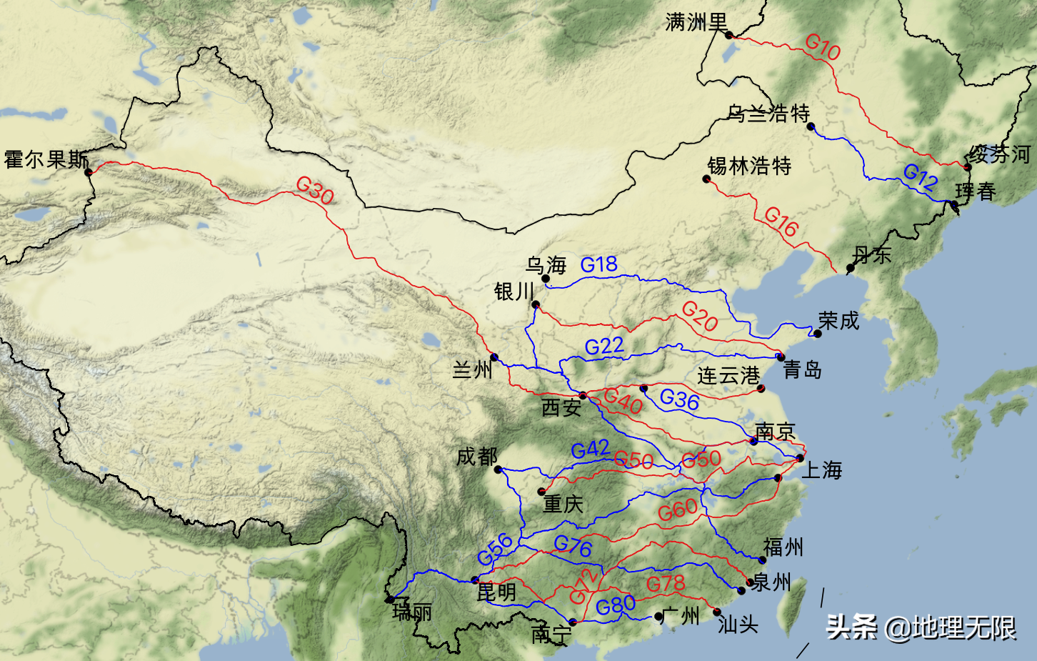 全国高速地图全国高速地图全图