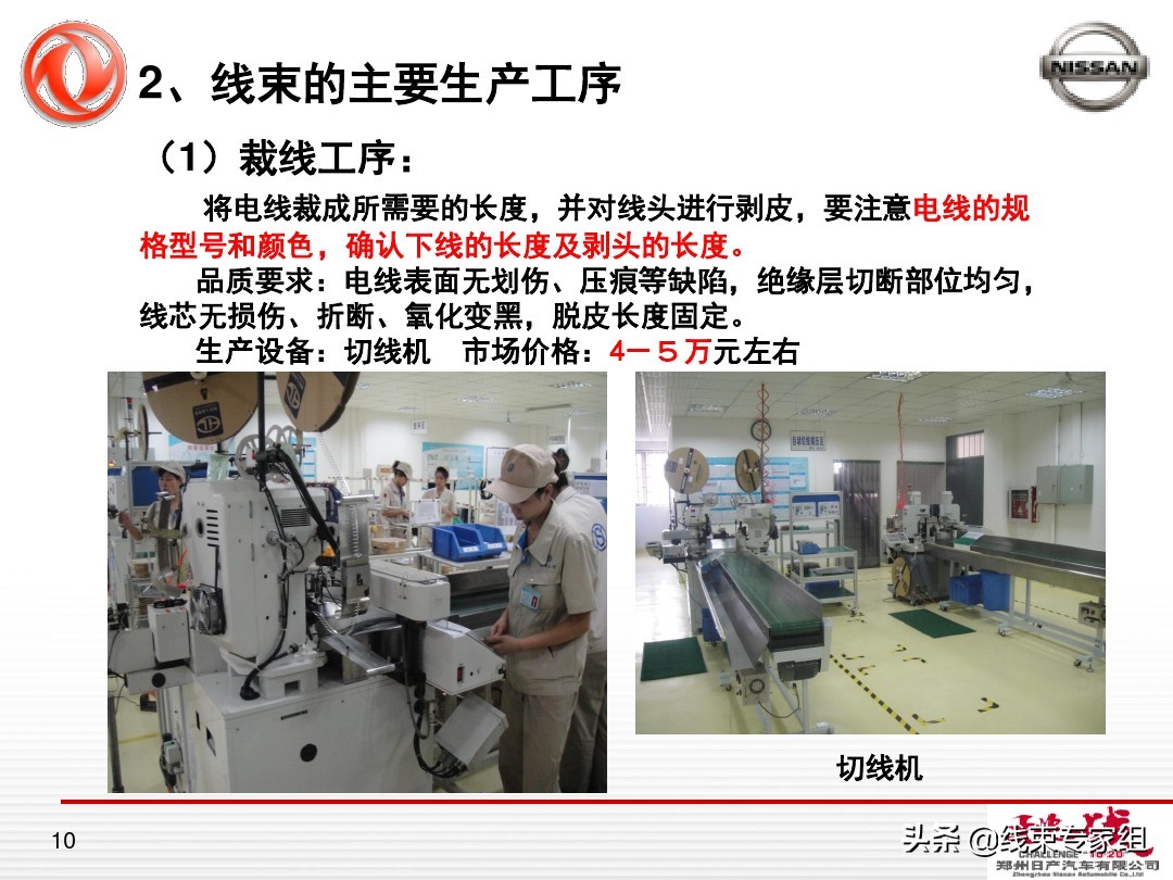 汽车线束成本分析概要