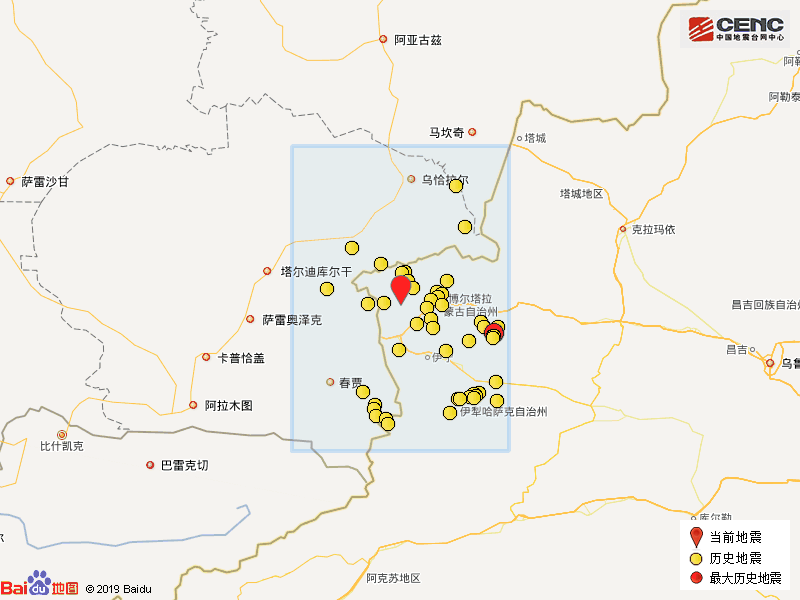 新疆博乐地震情况新疆博尔塔拉地区博乐市发生31级地震