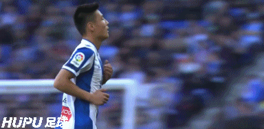 武磊首发 造乌龙萨乌尔世界波扳平,西班牙人1-1马竞