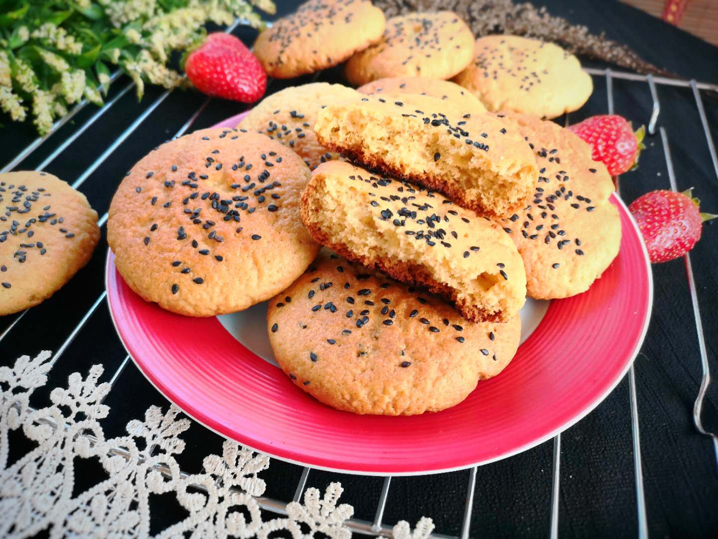 桃酥饼也是一种不可多得的儿时美味可口,味道太脆,咬起来也是入口就化