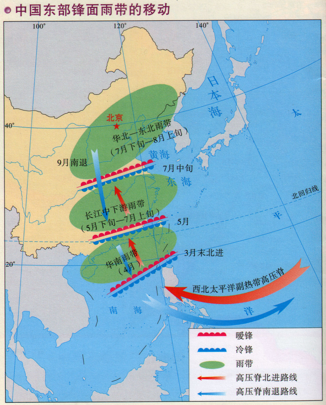 根据降水的形成原因,通常可以分为四类,分别是对流雨,气旋雨,锋面雨和